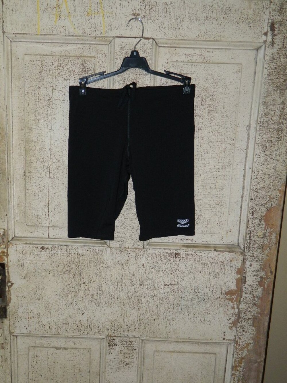 Mens Speedo Black Competitive Endurance Jammer Swim Briefs Bike Sz 32 (FF-3)